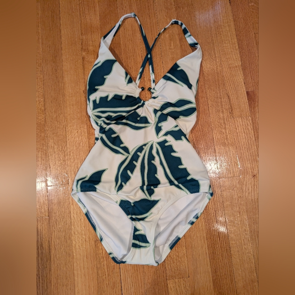 Shade & Shore Tropical Leaf One Piece